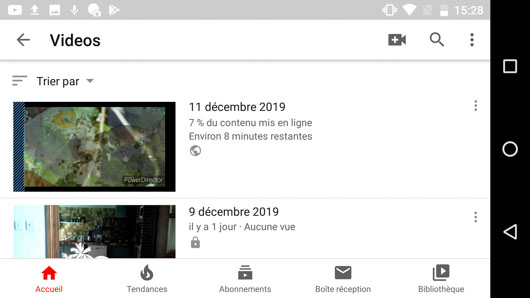 contenu en ligne