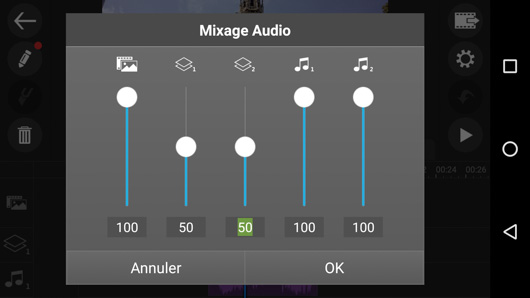mixage audio