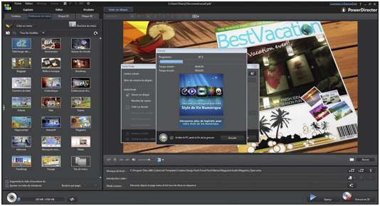 gravure PowerDirector 12