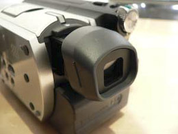 Sony DCR-SR90 viseur