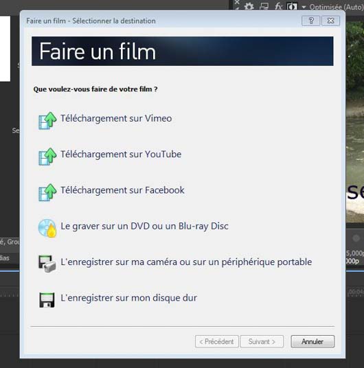 faire un film